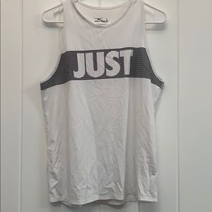 Nike white workout tank
